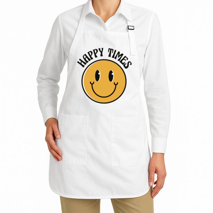 Smiley Face Happy Times Apron