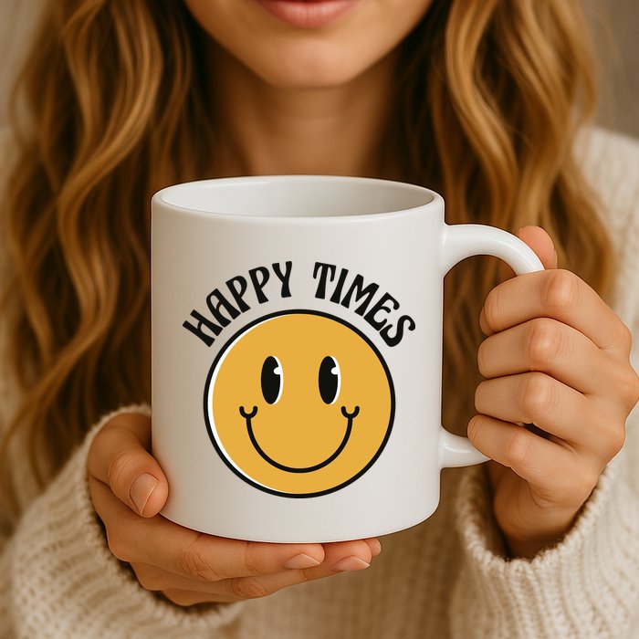Smiley Face Happy Times Mug