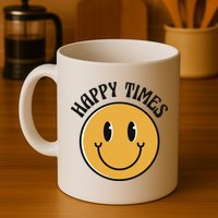 Smiley Face Happy Times Mug