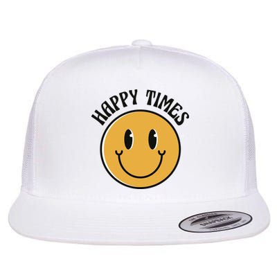 Smiley Face Happy Times Flatbill Hat