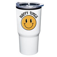Smiley Face Happy Times Tumbler