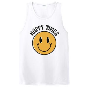 Smiley Face Happy Times PosiCharge Competitor Tank