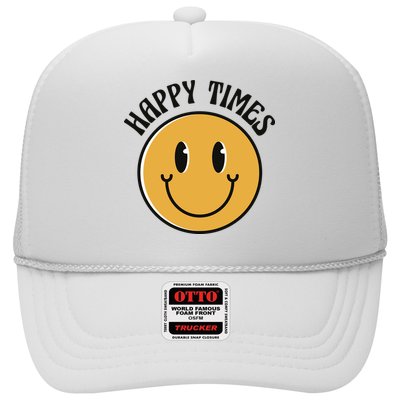 Smiley Face Happy Times Trucker Hat