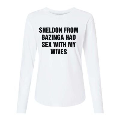 Sheldon From Had Sex With My Wives Womens Cotton Relaxed Long Sleeve T-Shirt