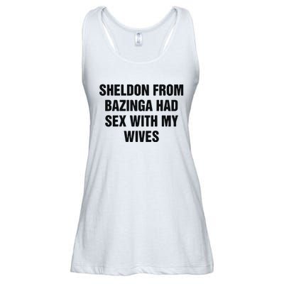 Sheldon From Had Sex With My Wives Ladies Essential Flowy Tank