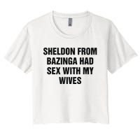 Sheldon From Had Sex With My Wives Women's Crop Top Tee