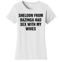 Sheldon From Had Sex With My Wives Women's T-Shirt