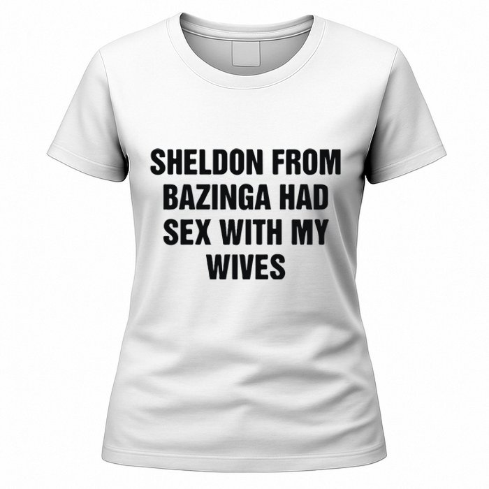 Sheldon From Had Sex With My Wives Women's T-Shirt