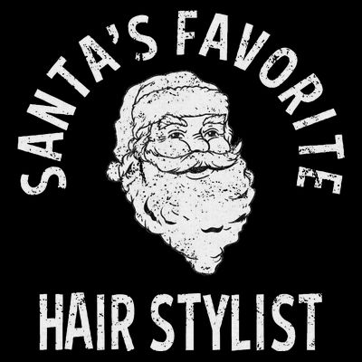 SantaS Favorite Hair Stylist Christmas T-Shirt