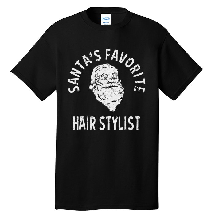 SantaS Favorite Hair Stylist Christmas Tall T-Shirt