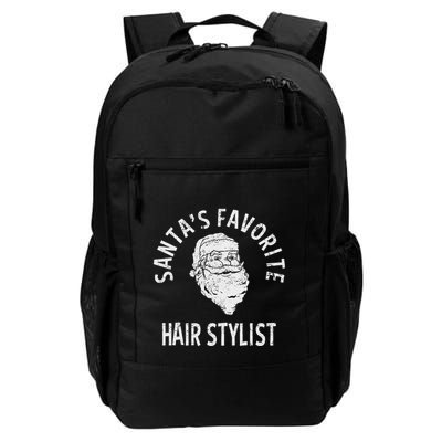SantaS Favorite Hair Stylist Christmas Backpack