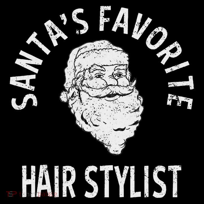 SantaS Favorite Hair Stylist Christmas Premium T-Shirt