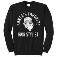 SantaS Favorite Hair Stylist Christmas Tall Sweatshirt