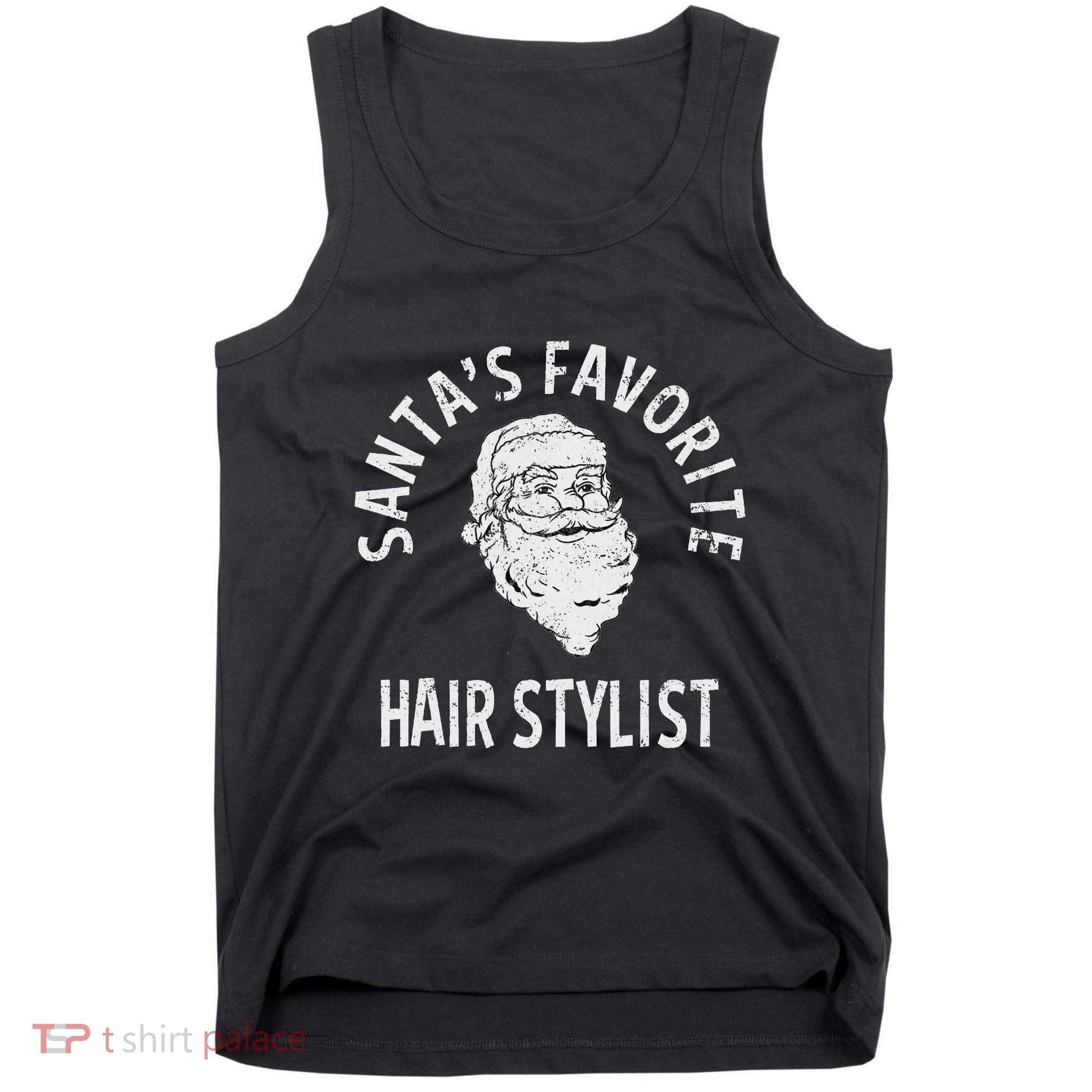 SantaS Favorite Hair Stylist Christmas Tank Top