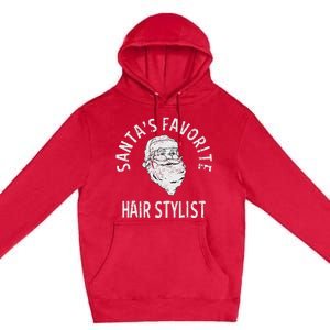 SantaS Favorite Hair Stylist Christmas Premium Pullover Hoodie