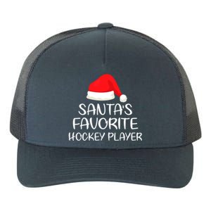 Santas Favorite Hockey Player Matching Family Xmas Cool Gift Yupoong Adult 5-Panel Trucker Hat