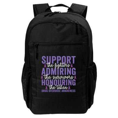 Support Fighters Honouring Taken Drug Overdose Awareness Backpack