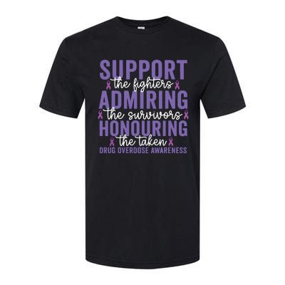 Support Fighters Honouring Taken Drug Overdose Awareness Softstyle CVC T-Shirt