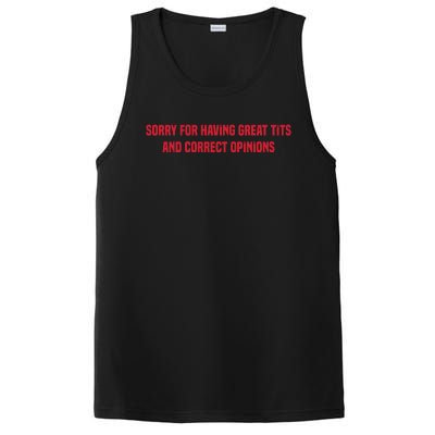 Sorry For Having Great Tits And Correct Opinions PosiCharge Competitor Tank