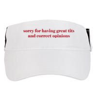 Sorry For Having Great Tits And Correct Opinions Adult Drive Performance Visor