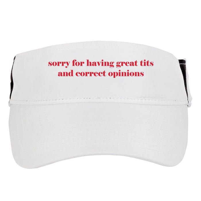 Sorry For Having Great Tits And Correct Opinions Adult Drive Performance Visor