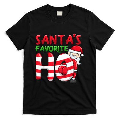 Santas Favorite Ho Santa favourite Ho Funny Girls Christmas T-Shirt