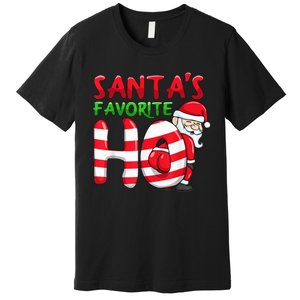 Santas Favorite Ho Santa favourite Ho Funny Girls Christmas Premium T-Shirt