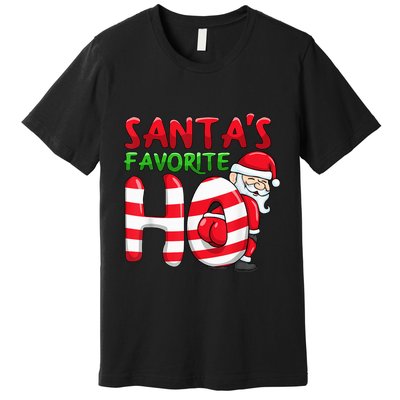 Santas Favorite Ho Santa favourite Ho Funny Girls Christmas Premium T-Shirt