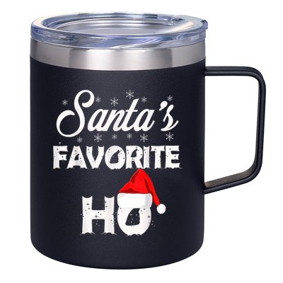 Santa's Favorite Ho Funny Christmas Gift 12oz Stainless Steel Coffee Mug