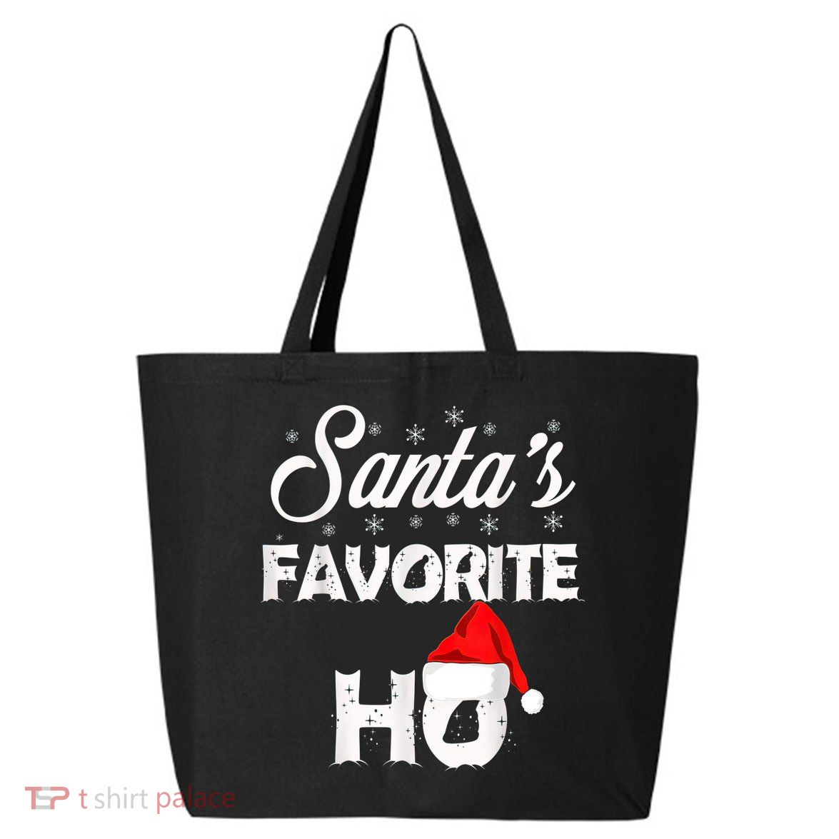 Santa's Favorite Ho Funny Christmas Gift 25L Jumbo Tote