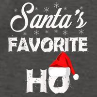 Santa's Favorite Ho Funny Christmas Gift Vector Backpack