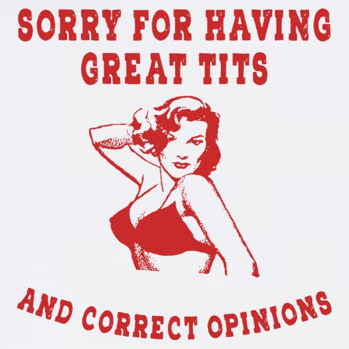 Sorry For Having Great Tits And Correct Opinions Long Sleeve Shirt