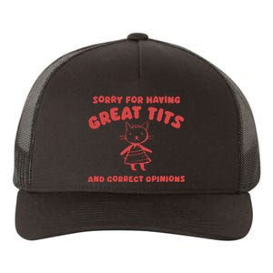 Sorry For Having Great Tits Yupoong Adult 5-Panel Trucker Hat