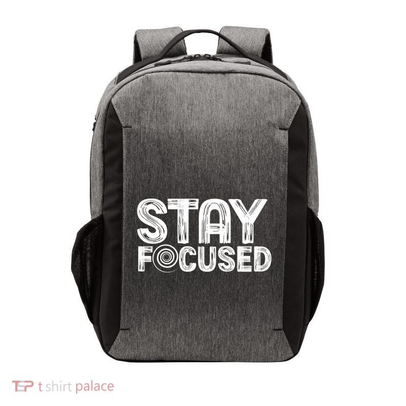 Stay Focused Hypnotic Illusion Hypnosis Meaningful Gift Vector Backpack