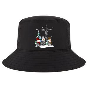 Snowmen Faith Hope Love Christmas Gift Cool Comfort Performance Bucket Hat