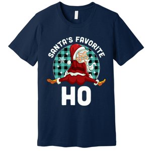 SantaS Favorite Ho Xmas Naughty Santa Christmas Pajama Premium T-Shirt