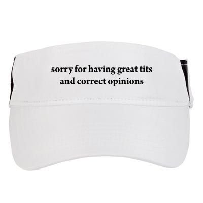 Sorry For Having Great Tits And Correct Opinions Adult Drive Performance Visor