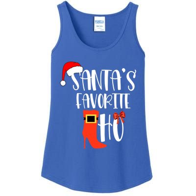 SantaS Favorite Ho Inappropriate Christmas Gift Ladies Essential Tank