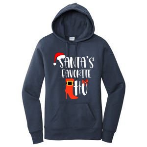 SantaS Favorite Ho Inappropriate Christmas Gift Women's Pullover Hoodie