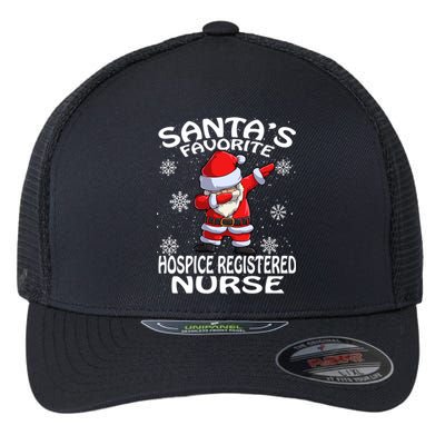 Santas Favorite Hospice Registered Nurse Christmas Gift Flexfit Unipanel Trucker Cap