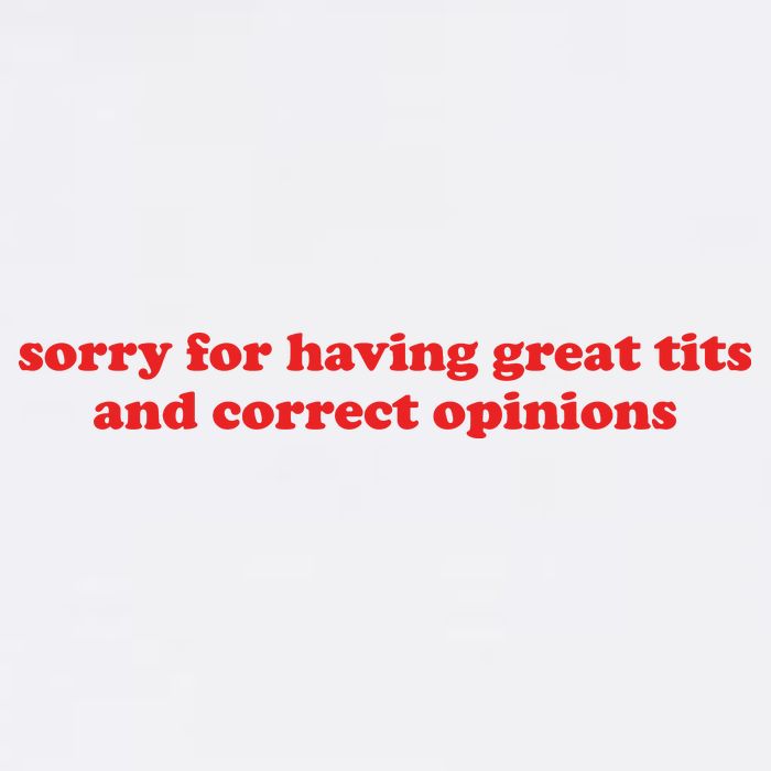 Sorry For Having Great Tits And Correct Opinions Beanie