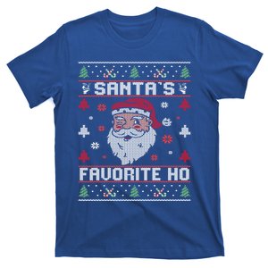 SantaS Favorite Ho Rude Offensive Ugly Christmas Funny Gift T-Shirt