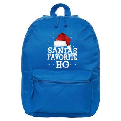 SantaS Favorite Ho Cute Christmas Holidays Pajama Gift 16 in Basic Backpack