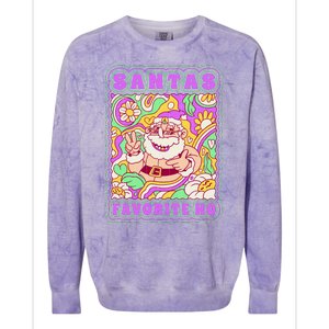 Santas Favorite Ho Colorblast Crewneck Sweatshirt