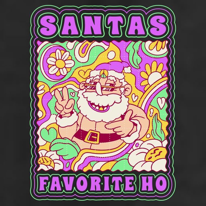 Santas Favorite Ho Adult Drive Performance Visor