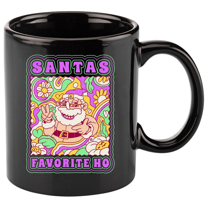 Santas Favorite Ho 11oz C Handle Ceramic Mug