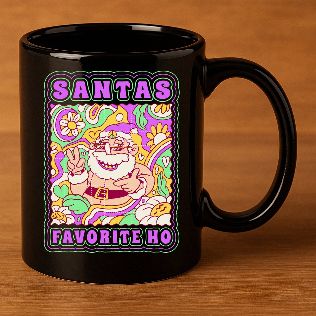 Santas Favorite Ho 11oz C Handle Ceramic Mug