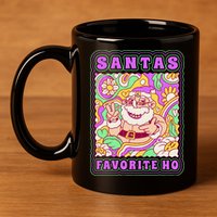 Santas Favorite Ho 11oz C Handle Ceramic Mug