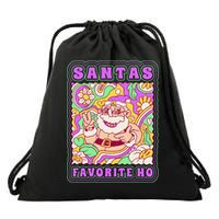 Santas Favorite Ho Drawstring Bag