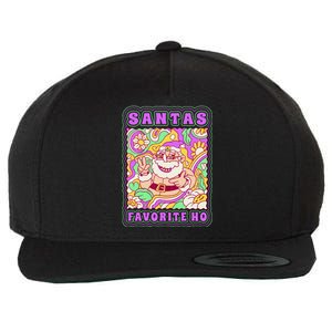 Santas Favorite Ho Wool Snapback Cap